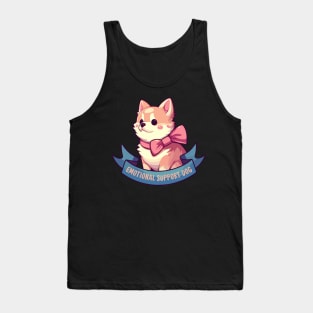 Kawaii Emotional Support Dog Tank Top